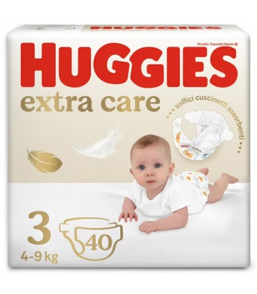 Huggies - Extra Care 3 (6-10kg), 40 buc