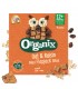 ORGANIX - FLAPJACK - CUBULETE ECOLOGICE (BIO) MOI DIN OVAZ INTEGRAL SI STAFIDE, 4X20G, 12luni+