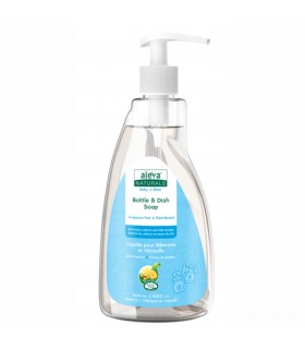 Aleva Naturals - Lichid de spalat biberoane si vesela fara parfum de nufar 500ml