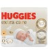 HUGGIES - EXTRA CARE 0 (pana in 3,5KG), 25buc