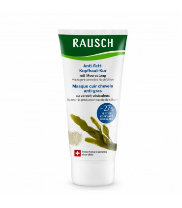 Rausch - Gama efect degresare - Tratament pentru scalp si păr gras, cu alge marine, 200ml