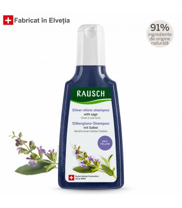 Rausch - Gama cu Salvie - Sampon pentru par blond/grizonat, 200ml