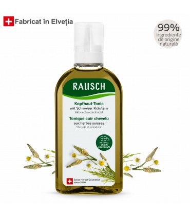 Rausch - Gama de ingrijire - Tonic pentru scalp, cu ierburi elvetiene, 200ml