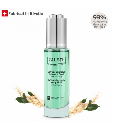 Rausch - Gama impotriva caderii parului - Fluid intensiv pentru scalp, cu cafeina si ginseng, 30ml