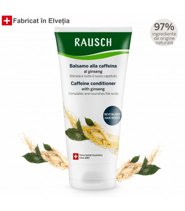 Rausch - Gama impotriva caderii parului - Balsam cu cafeina si ginseng, 150ml