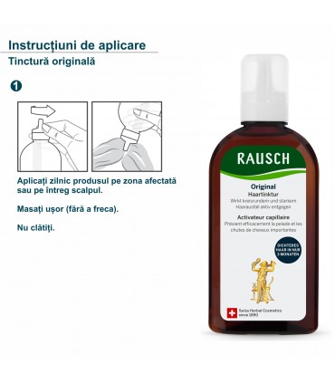 Rausch - Gama impotriva caderii parului - Tinctura originala pentru par, 200ml