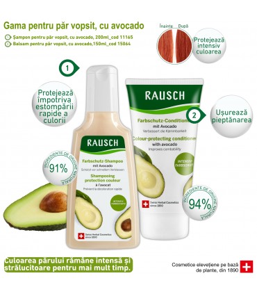 Rausch - Gama Pentru Par Vopsit - Balsam cu avocado, 150ml
