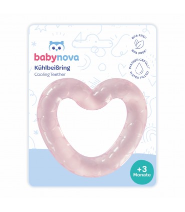 Baby Nova - Inel pentru dentitie, racoritor, 3 luni+