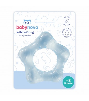 Baby Nova - Inel pentru dentitie, racoritor, 3 luni+