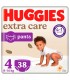 Huggies - EXTRA CARE PANTS - Scutece Chilotel Nr.4 (9-14kg), 38 BUC