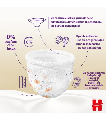 Huggies - EXTRA CARE PANTS - Scutece Chilotel Nr.5 (12-17kg), 34 BUC