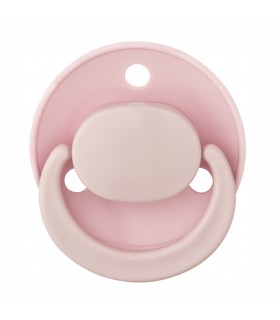 Baby Nova - Suzeta rotunda din latex, multicolor, 0-24 luni