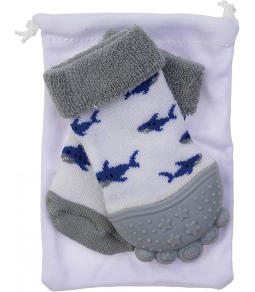 Nuby - Ciorapei pt. dentitie siliconn, 3luni+