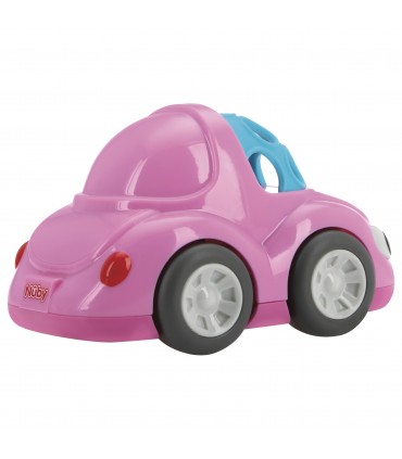 NUBY - JUCARIE ZORNAITOARE INTERACTIVA - MASINUTA ROZ/BASCULANTA ORANGE, 3+