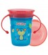 Nuby - Wonder Cup 360 decorat cu manere, 240ml, 6luni+