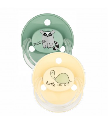 Baby Nova - SUZETE ROTUNDE, din silicon, + STERIBOX, 0-24 luni