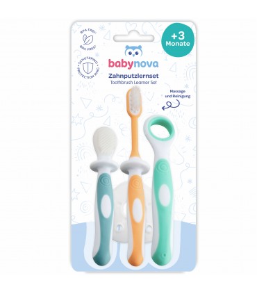Baby Nova - Primul set pentru ingrijirea orala, 3 luni+