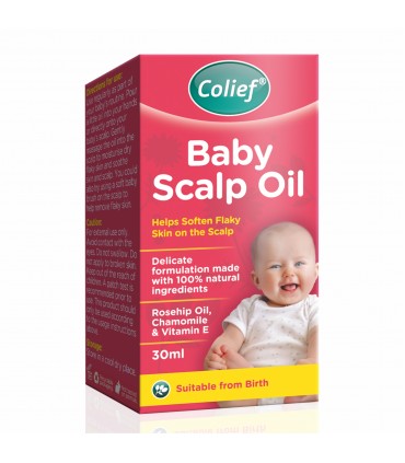 Colief Baby Scalp Oil - Ulei calmant si hranitor pentru piele si scalp, 30ml, 0luni+