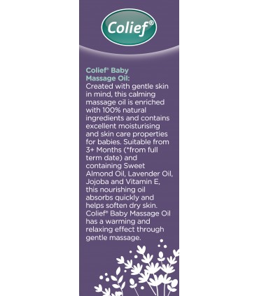 Colief Baby Massage Oil -  Ulei calmant pentru masaj, 100ml, 0luni+