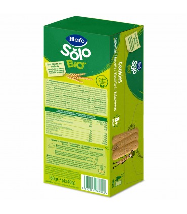 Hero Solo BIO - Biscuiti ecologici (BIO), 8 luni, 160g