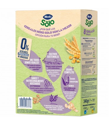 HERO - 8 CEREALE, 340G, 6luni+