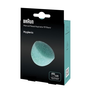 Braun - Aspirator nazal manual-Filtre rezerva, model BNF020,  20buc.