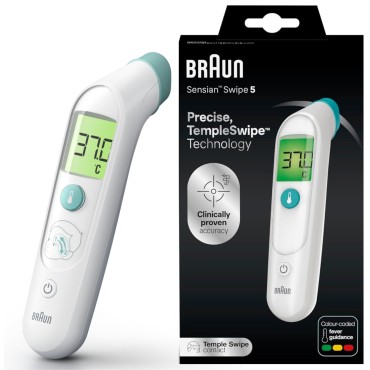 Braun - Termometru de frunte TempleSwipe™, model BST200 - Taxa verde inclusa in pret 0.75 lei/buc