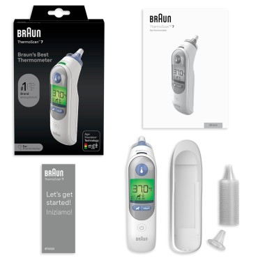 Braun - ThermoScan® 7 - Termometru auricular - Age precision Taxa verde inclusa in pret 0.15 lei/buc