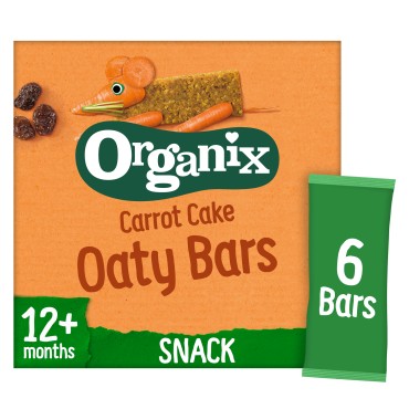ORGANIX - BATOANE ECOLOGICE (BIO) DIN OVAZ INTEGRAL CU MORCOV SI MERE 6x23gG, 12luni+
