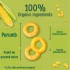 ORGANIX - SNACK ECOLOGIC (BIO) CU PORUMB DULCE, IN FORMA DE INEL, 20G, 6luni+