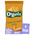 ORGANIX - SNACK ECOLOGIC (BIO) DIN PORUMB CU BRANZA SI PATRUNJEL, 4X15G, 10luni+
