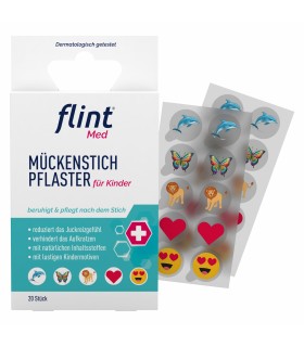 Flint Med - Plasturi calmanți după înțepături de țânțari, 3 ani+