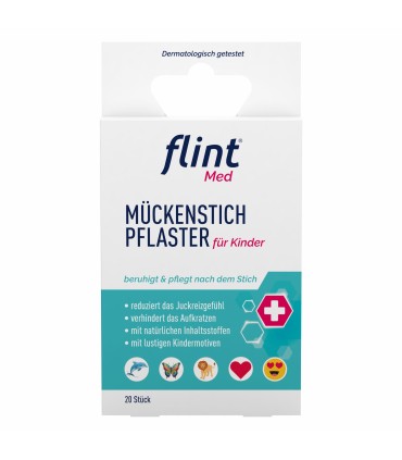 Flint Med - Plasturi calmanți după înțepături de țânțari, 3 ani+