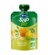 HERO SOLO BIO - Piure GUSTARE BANANA, PARA SI PORTOCALA, ECO, 100G, 4luni+
