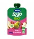 HERO SOLO BIO - Piure gustare pară și zmeură, 6 luni+, 100g