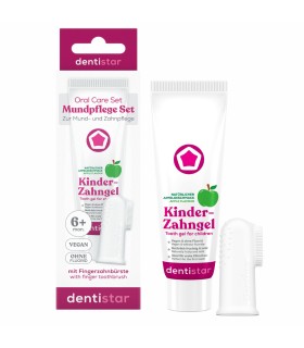 DENTISTAR SET PASTA DINTI 60ML + DEGETAR MOALE SILICON 6+