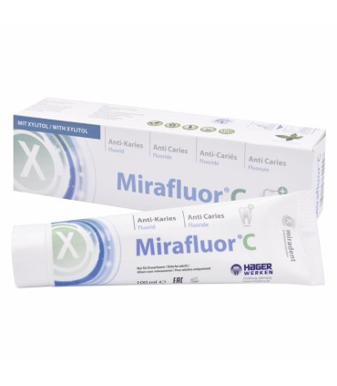 Miradent Mirafluor C - pasta de dinti anticarie cu fluor si xilitol, 100ml