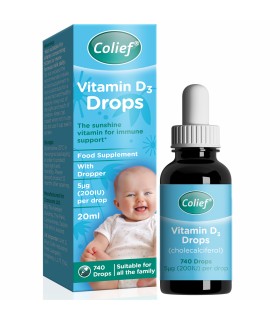 Colief Vitamin D3 - Picaturi Orale, 20 ml, 0 luni+