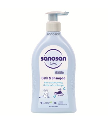 Sanosan baby - Sampon si spumant de baie, 0luni+, 500ml