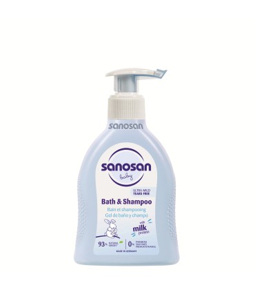 Sanosan baby - Sampon si spumant de baie, 0luni+, 200ml