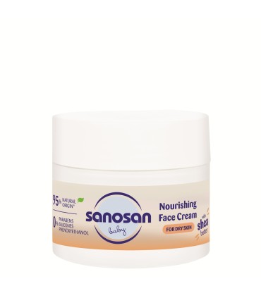 Sanosan baby – Crema nutritiva de fata, pentru piele uscata, 0 luni+, 50ml