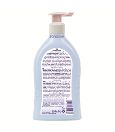 Sanosan baby - Lotiune hidratantă de îngrijire, 0 luni+, 500ml