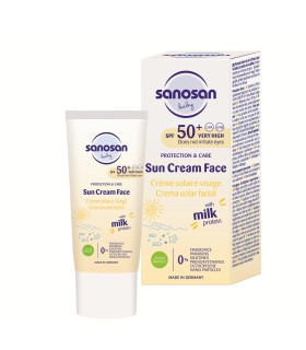 Sanosan baby SUN - Crema de față cu protecție solară SPF 50+, 30ml