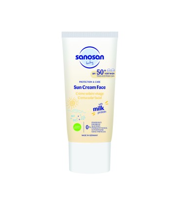 Sanosan baby SUN - Crema de față cu protecție solară SPF 50+, 30ml