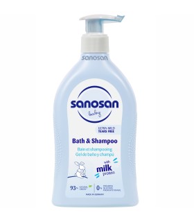 Sanosan baby - Sampon si spumant de baie, 0luni+, 500ml