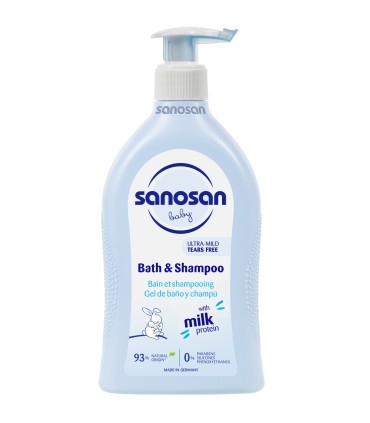 Sanosan baby - Sampon si spumant de baie, 0luni+, 500ml