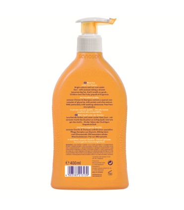 Sanosan Kids - Gel de duș și șampon cu miros de grepfrut, 400ml