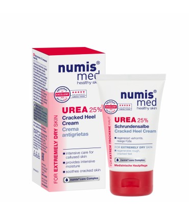 Numis Med - UREA -  Cremă pentru pielea crăpată a călcâielor, cu 25% uree , 50ml