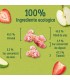 Organix Puffcorn - Snack BIO din porumb și orez cu căpșuni și mere, 12 luni+, 60g.