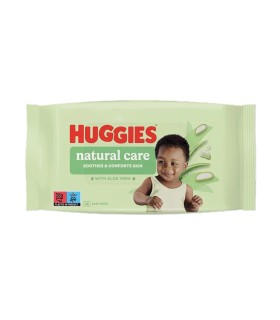 HUGGIES ALOE - SERVETELE UMEDE COPII 56